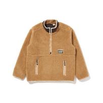Levis FW22 Vienspalvis pusiau užsegamas džemperis striukė Vyriškos striukės Geltonas A3206-0001 M brown