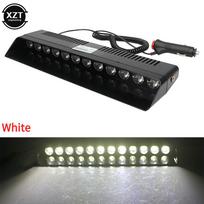 Automobilio stroboskopinės mirksinčios lemputės 12 LED Raudona/Mėlyna/Gintarinė/Geltona/Balta Policijos LED mirgiklis Avarinis įspėjamasis žibintas automobiliui 12V 12W