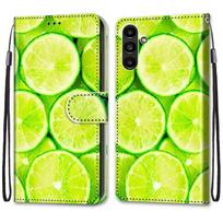 Prabangus dažytas odinis dėklas Piniginės knygos stiliaus apsauginis dangtelis, skirtas Samsung Galaxy A26 A36 A16 A55 A56 A35 A24 A25 A15 A05 A05s / Samsung A15 A14 A04S Samsung Galaxy A02s/M02s