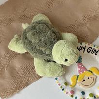 Animacinis vėžlys pliušinis žaislas Mielas žalias pliušinis gyvūnas Vėžlys pliušinis lėlė pagalvė Kawaii minkštas vaikams kūdikiams draugas žaislai dovanos 28cm žalia