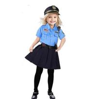 Policijos uniformos Mergaičių dienos įrankių uniformos Vaikų vaidmenų žaidimų uniformos Cos uniformos L
