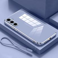 Prabangus dengtas silikoninis dėklas su virvele Samsung Galaxy A16 A06 A15 A25 A35 A55 A05s A14 A24 A34 A54 5g M15 M54 minkštas viršelis S24 Plus