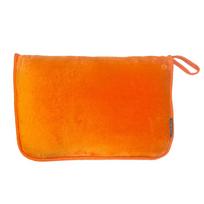 Daugiafunkcinė 2 viename flanelinė automobilio antklodė ir pagalvė su logotipu ir užtrauktuku 100x150cm (Only Blanket) oranžinė