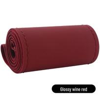 Aukštos elastingumo oda Rankomis siūtas Universalus Vairo Gaubtas Visoms Sezonams 38cm brown