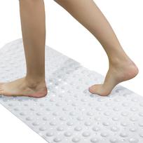 PVC Vonios Antislidinis Kilimėlis su Siurbtukais Tualeto Antislidinis Kilimėlis Vonios Apsaugos nuo Kritimo Vonia 78x38cm balta