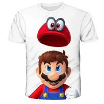 MINISO Vaikiški žaidimai Super Mario Bros Marškinėliai Vaikams Berniukams Animaciniai Drabužiai Viršutiniai Marškinėliai Berniukams Marškinėliai Luigi Mario Marškinėliai Vaikams Trumpomis Rankovėmis 100