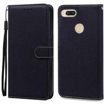 Dėklas Xiaomi Mi A1, Mi 5X odinis piniginės tipo atverčiamas dėklas, skirtas Xiaomi MiA1 Mi5X Mi 5X, Xiaomi A1 rėmelis, Coque, Fundas, krepšiai, apvalkalas Mi 5X - Mi A1 juoda