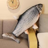 Kūrybinga 3D karpio pliušinė katės pagalvės žaislas 30cm-0.05kg