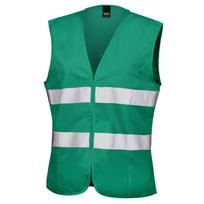 Rezultatas Moteriška/Panelės Saugos Hi-Vis Liemenė XXS žalia