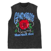 Amerikietiška roko grupė Guns N Roses Vintažiniai skalauti seni marškinėliai be rankovių Vyriški Moteriški Tank Topai Sportiniai drabužiai S