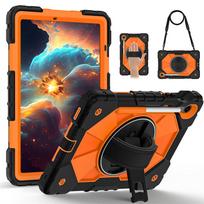 360 laipsnių visapusiška apsauga! Daugiafunkcionalus planšetinio kompiuterio dėklas, skirtas Samsung Galaxy Tab S10 FE/Tab S9/Tab S9 FE Samsung Galaxy Tab S9 oranžinė