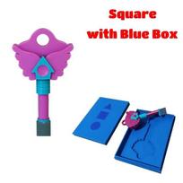 Korean Traditional Folk Game Season 3 Squid Necklace Square Circle Triangle Pendant 3D Print Playing Game Keychain Parties Gifts style B