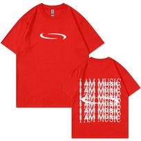Playboi Carti I AM MUSIC Logo T Shirt Opium Ken Carson Narcissist Tour Rap T-shirts Men Women Fashion Hip Hop Oversized Tees Y2k 2XL