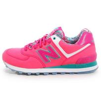 New Balance 574 Island Pack - Lazeriniai Rožiniai Moteriški Kedai Žali Mėlyni WL574IGP 37