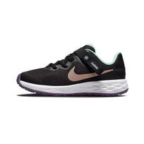 Nike Revolution 6 FlyEase PS Juodi Mėtų Putos Vaikų Sportbačiai Canyon-Violetiniai Metaliniai-Raudoni-Bronziniai DD1114-005 28