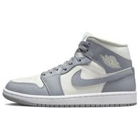 „Air Jordan 1“ vidutinio dydžio „stealth“ moteriški sportbačiai, pilki, balti, balti, BQ6472-115 36.5