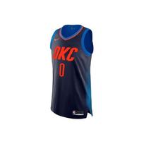 Nike NBA Swingman krepšinio marškinėliai Russell Westbrook Oklahoma City Thunder Vyriški viršūnės Mėlyni 863163-419 XXL