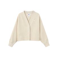 Nike Phoenix Fleece Laisvi kasdieniai megzti moteriški viršutiniai drabužiai Sail-White FB8773-104 XL