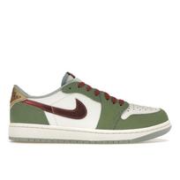 Air Jordan 1 Retro Low OG Drakono Metų Unisex Sportbačiai Žali Sail Cedar FN3727-100 44.5