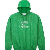 Nike x OFF-WHITE raštuotas džemperis su gobtuvu Unisex Viršutiniai drabužiai Žalias DV4450-389 L