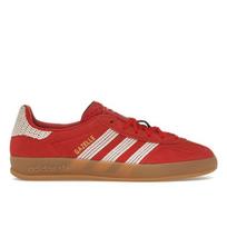 adidas Gazelle Indoor Crochet Pack - Skarlatinės spalvos Moteriški sportbačiai Raudoni Geriau-Skarlatiniai Nuostabūs-Balti JI2756 40⅔