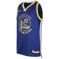 Nike Vaikų Krepšinio Marškinėliai Sezonas Golden State Warriors V formos iškirptė Spalvų blokas Raidė Numeris Be rankovių Greitai džiūstantys Vaikų marškinėliai FZ0867-495 XL