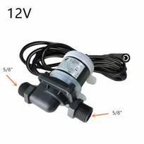 Jt-750D DC 12V vandens siurblys bešepetėlis variklis siurblys 1/2'' 5/8'' sriegis Maks. 7M 900L/H itin tylus automobilio plovimo sodo naudojimo siurblys 6-12V JT-750D5