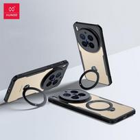 XUNDD Dėklas Vivo X300 Pro, Dangtelis Vivo X300, Apsauginis Korpusas Su Oro Pagalvėmis, Atsparus Smūgiams, Su Besisukančiu Magnetiniu Laikikliu For Vivo X300 Pro juoda