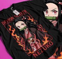 Nezuko marškinėliai Demon Slayer Kimetsu No Yaiba Anime Mitsuri Kanroji Marškinėliai 516 M