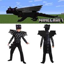 Minecraft Ender Vaikas Drakonas Cosplay Kombinezonas Kaukė Šalis Karnavalinės Dovanos Helovinas M