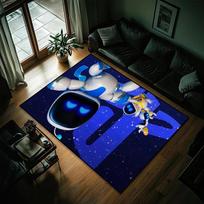 A-AstroS Bot Žaidimas Mielas Kilimas Animacinis Gyvenamasis Kambarys Miegamasis Vonios Kambarys Virtuvė Įėjimo Durų Kilimėlis Neslystantis Plaunamas Kilimas Namų Dekoras 40x60cm