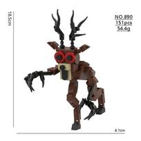 99 Naktys Miške Figūrėlės Žaislas Statybinis Blokelis Monstras ELNIAS Pelėdos Figūrėlės Kolekcija Surinkimas Dekoravimo Modelis Lėlė Žaislas Vaikams Dovana
