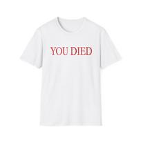 Madingi T-shirt 'You Died', įkvėpti Bloodborne Souls žiedo, Ps4, Vaizdo žaidimai, Žaidėjas, Rpg, From Software, Dovana, Grafinis T-shirt, Vyriškas T-shirt S