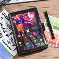 Kpop Medžiotojai Lazerinis Sąsiuvinis Studentų Žurnalas Kietas viršelis Palaidų lapų Animacinis Anime black-mira juoda