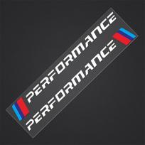 Atspindinčios automobilio lipdukai BMW PERFORMANCE Naujai 3 serijai 5 serijai X1 X3 X4 X5 X6 Bamperio lipdukai balta