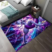 15 dydžių Pokemon-Mewtwo rašto kilimai Miegamojo žaidimų kilimėliai Miegamojo dekoras Kilimas Svetainės sofos kilimas Ropojimo kilimėlis Šventinės dovanos 40x60cm (16x24in)