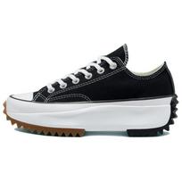 Converse Run Star Hike Apvalus priekis Suvarstomi Žemi Espadrilės Unisex Juodi 43 white
