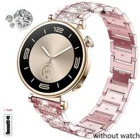 Deimantinė apyrankė Huawei GT 6 5 4 46mm 41mm apyrankė metalinė moteriška apyrankė Huawei Watch 5 4 4Pro 3 3Pro GT6 Pro GT5 GT4 GT3 GT2e for Huawei GT6 41mm rožinė