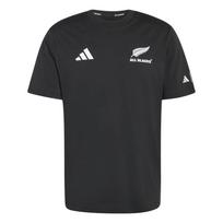 Adidas X Marvel Bendradarbiavimo Regbio FW25 All Blacks Regbio Apvalios Kaklo Megztas Trumpomis Rankovėmis T-shirt Vyriški Viršutiniai Drabužiai JV9968 M