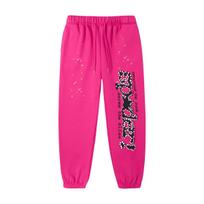 Unisex Voratinklio Putplasčio Spaudos Hip Hop Laisvo Kirpimo Aksominis Gobtuvukas Rinkinys Large versija 1 spalva