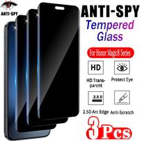 3 vnt. Anti-Spy ekrano apsauga Honor Magic 8 7 6 5 Pro Lite X9A X9C Grūdintas stiklas Honor 500 400 300 Pro 200 100 90 Lite Anti Peeping&Honor Magic8 Pro juoda