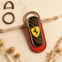 1 vnt. Anglies Pluošto Raktų Pakabukas Kūrybiškas Automobilio Raktų Pakabukas Skirtas Ferrari Arkliui SJ SP1 812 F40 F12TDF SF90 458 488 599 612 FF F12 Priedai
