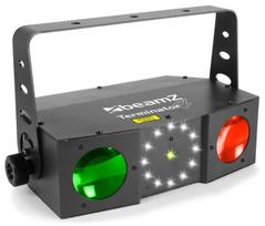 „BeamZ Terminator IV LED Double Moon“ su lazerio, strobos ir šviesos efektu