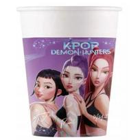 K-Pop demonų medžiotojai: popierinis puodelis – 200 ml, 8 vnt.
