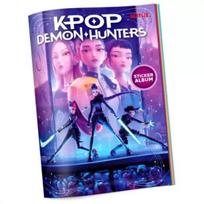 K-Pop: Demon Hunters kolekcinis albumas rinktinėms lipdukams – 2 x 5 vnt. lipdukų