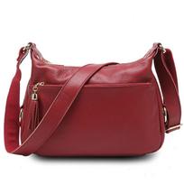 Zency 100% natūralios odos madinga moteriška rankinė su kutu Aukštos kokybės Hobos Elegant Lady Crossbody Krepšiai Juoda Pilka bordinė