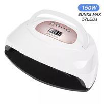150 W SUN X8 MAX UV nagų lempa su 57 vnt LED nagų džiovintuvu, skirtu džiovinti gelio šviesos automatinio jutiklio manikiūro įrankis US Plug
