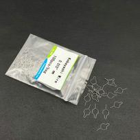 100 vnt./pak. Dantų ortodontinis Kobayashi Wire Arcwhire Ortodontinis metalinis kaklaraištis Ortodontinis laikiklio laidas 0.010mm
