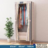 105/65cm Ilga Buitinė Kietmedžio Spinta Klasikinio Stiliaus Miegamojo Sandėliavimo Spintelė Sandėliavimo Lentyna Palto Kabykla 65cm