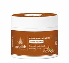 Cinamono ir migdolų kūno jogurtas su moringa ir pentavitinu || Lengvas drėkinimas | Momentinis vėsinimas 100 ML balta